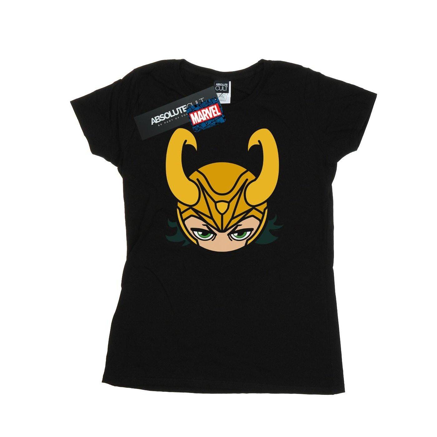 Image of Loki Close Up Tshirt Damen Schwarz M