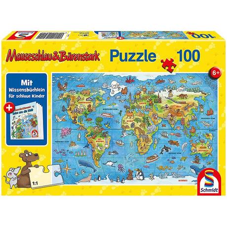 Schmidt  Puzzle Reise um die Welt (100XXL) 