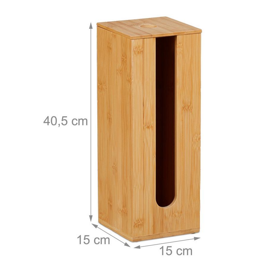 Northix Porta rotoli di carta igienica in bambù  