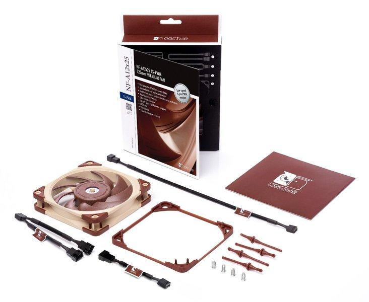 Noctua  NF-A12x25 Case per computer Ventilatore 12 cm Beige, Marrone 