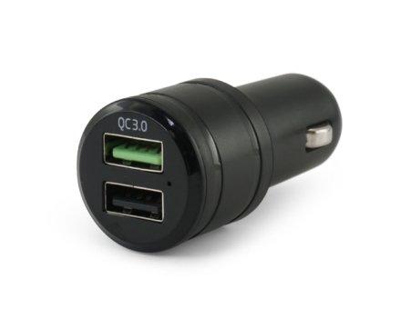 Image of KR132 Ladegerät für Mobilgeräte Universal Schwarz Zigarettenanzünder Schnellladung Auto