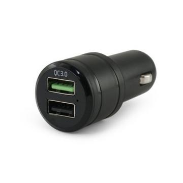 KR132 chargeur d'appareils mobiles Universel Noir Allume-cigare Charge rapide Auto