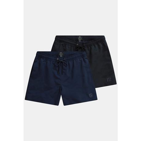 JP1880  Badeshorts, Beachwear, 2er-Pack, Elastikbund 