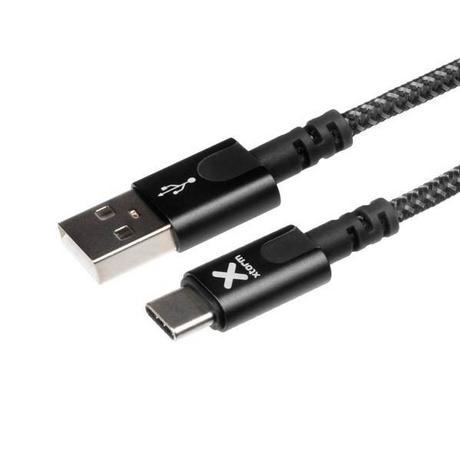 xtorm  Câble USB-C Xtorm Nylon 1m Noir 