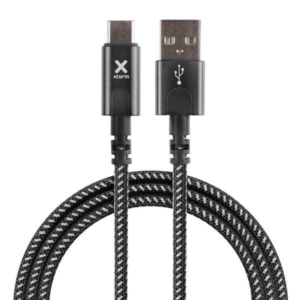 xtorm  Câble USB-C Xtorm Nylon 1m Noir 