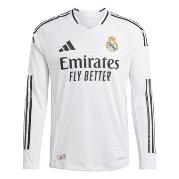 maillot domicile authentique manches longues real madrid 2024/25