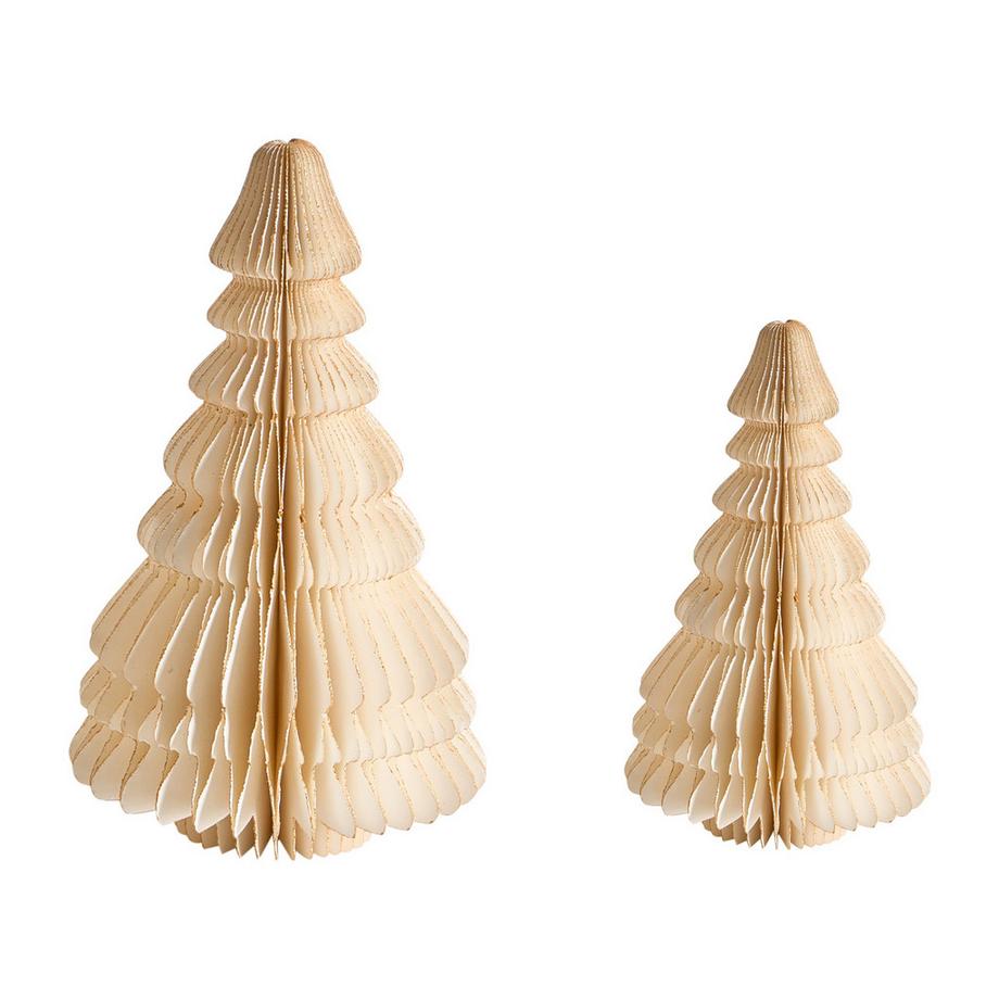 Beliani Lot de 2 figurines en Papier Moderne SKJOMA  