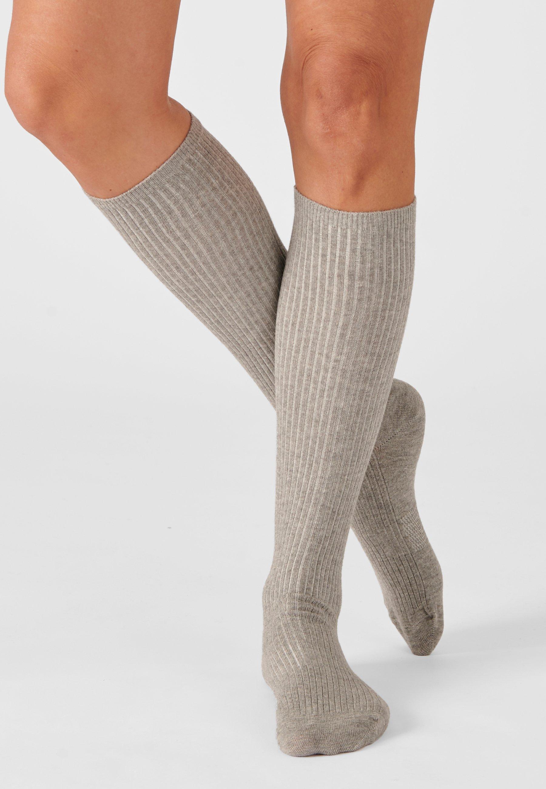 Image of Stützkniestrümpfe. Damen Grau 39-41