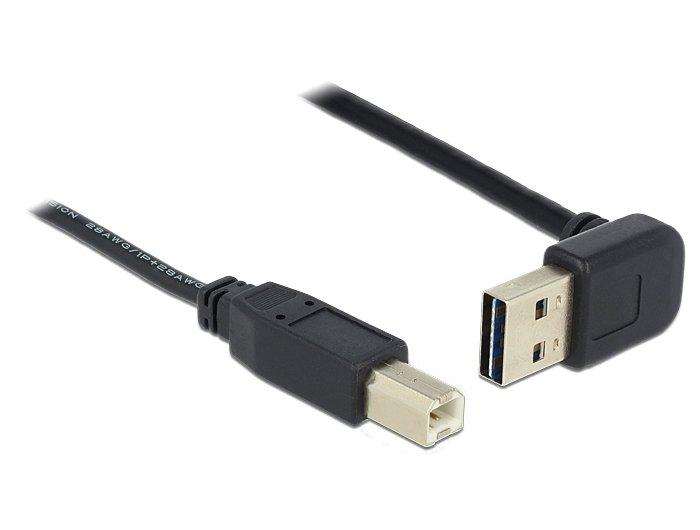 Image of 85183 USB Kabel 0,5 m USB 2.0 USB A USB B Schwarz