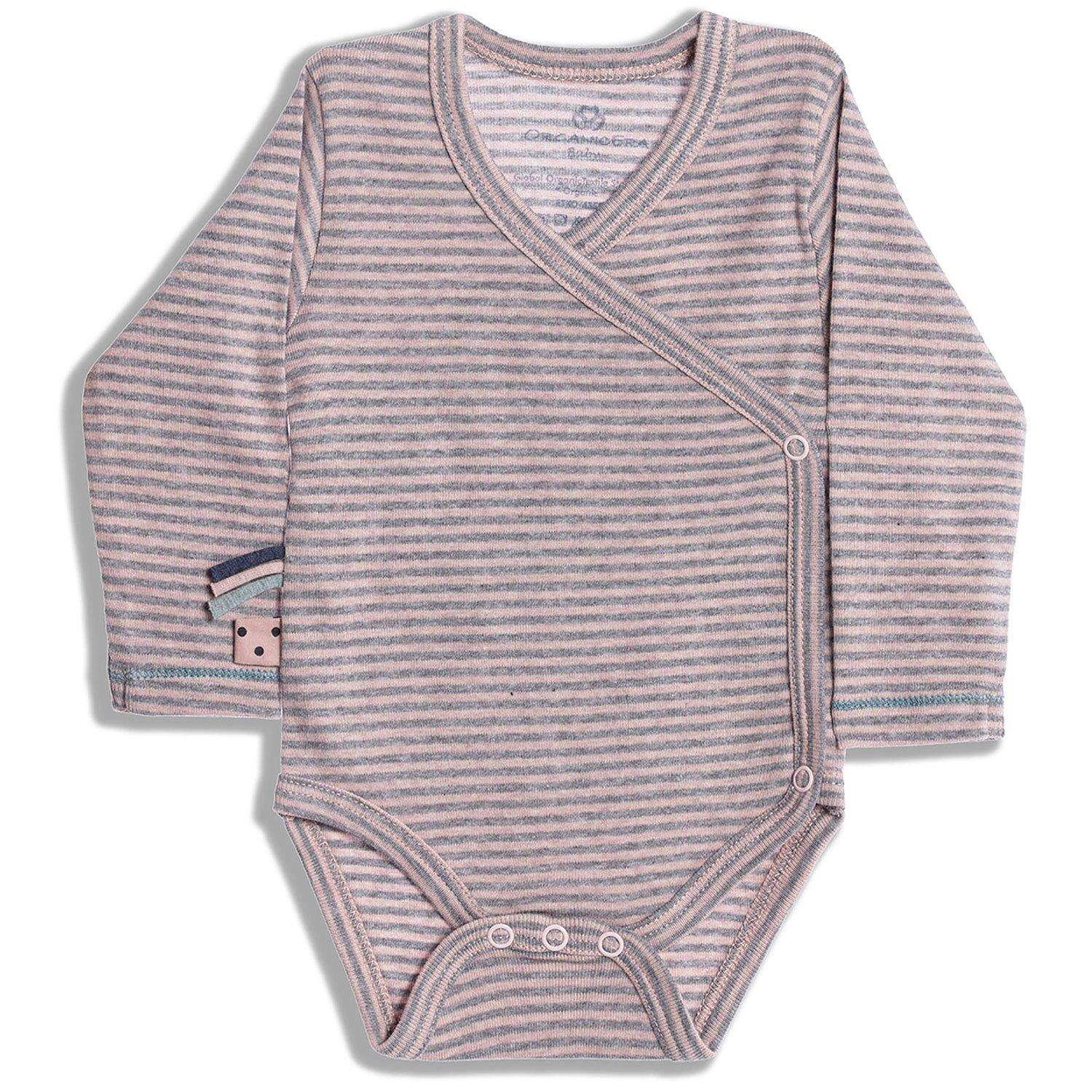 Image of Wickel-langarmbody Unisex Rosa 0-3M