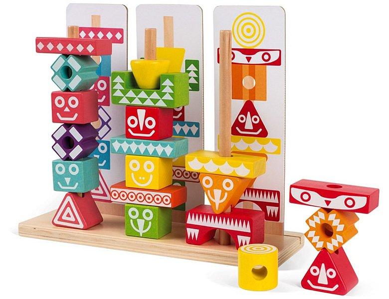 Image of Spiele Holz-Stapelspiel Edutotem