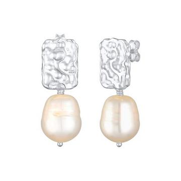 Ohrringe Stecker Baroque Süßwasserzuchtperle