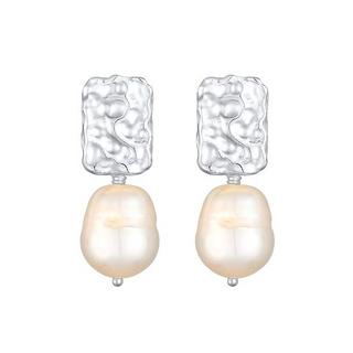 Elli  Ohrringe Stecker Baroque Süßwasserzuchtperle 