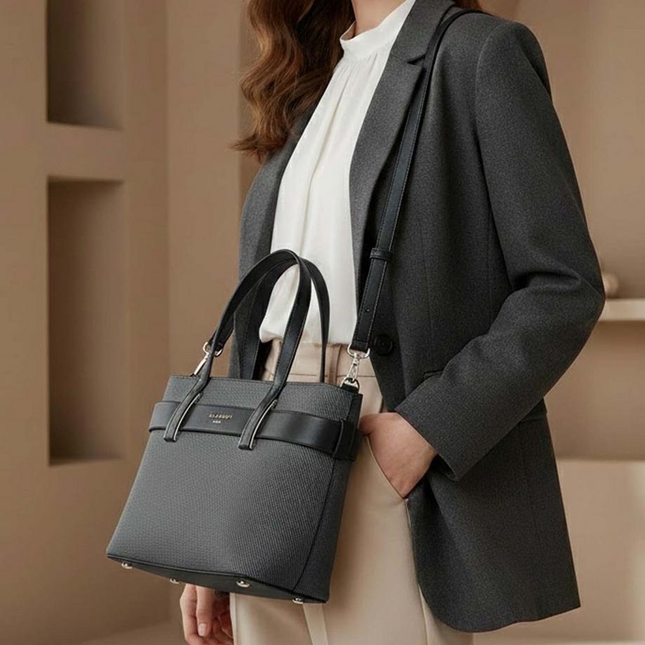 Gallantry Sac Cabas en Toile Texturée  