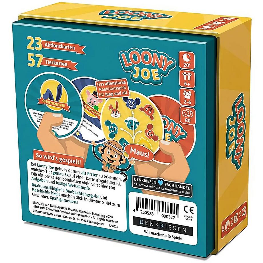 Denkriesen  Loony Joe Das affenstarke Reaktionsspiel 