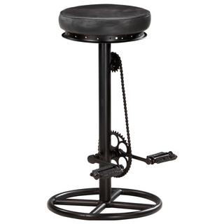 VidaXL Tabouret de bar cuir  