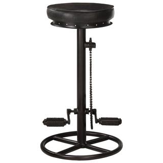 VidaXL Tabouret de bar cuir  