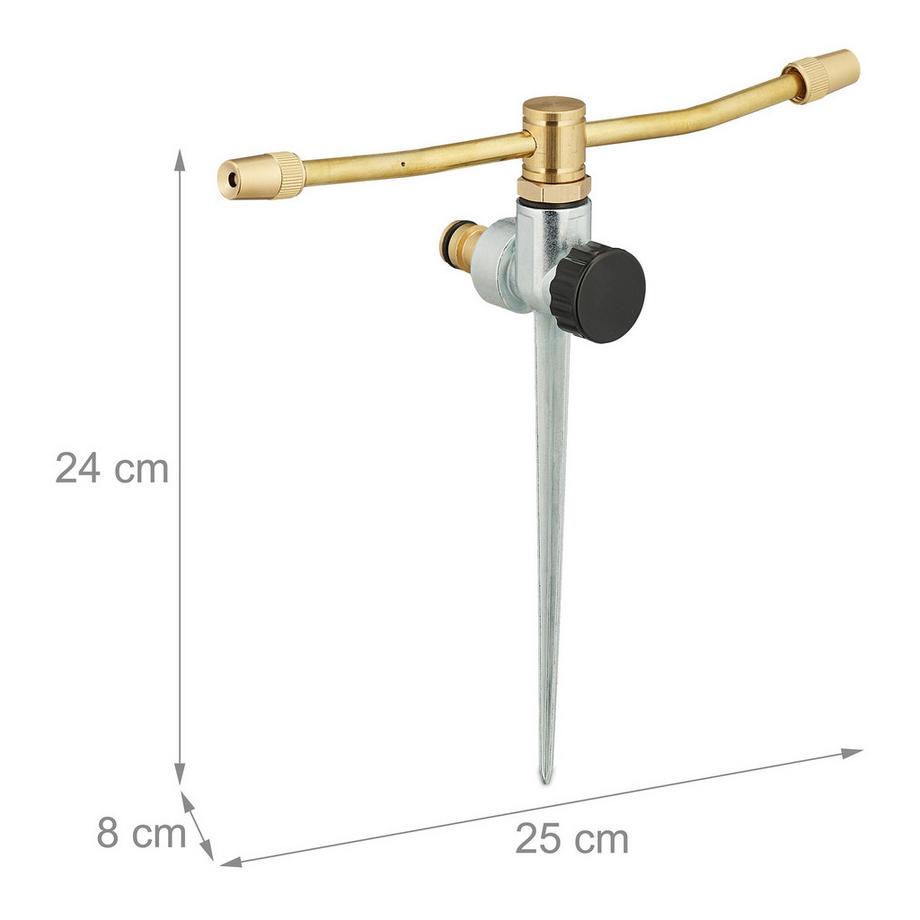 B2X  Gartensprinkler mit Bodenanker 