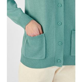 Damart  Klassische Strickjacke aus schmiegsamem Jerseystrick. 