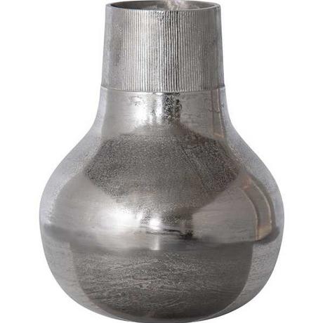 mutoni Vase Metal XL silber  