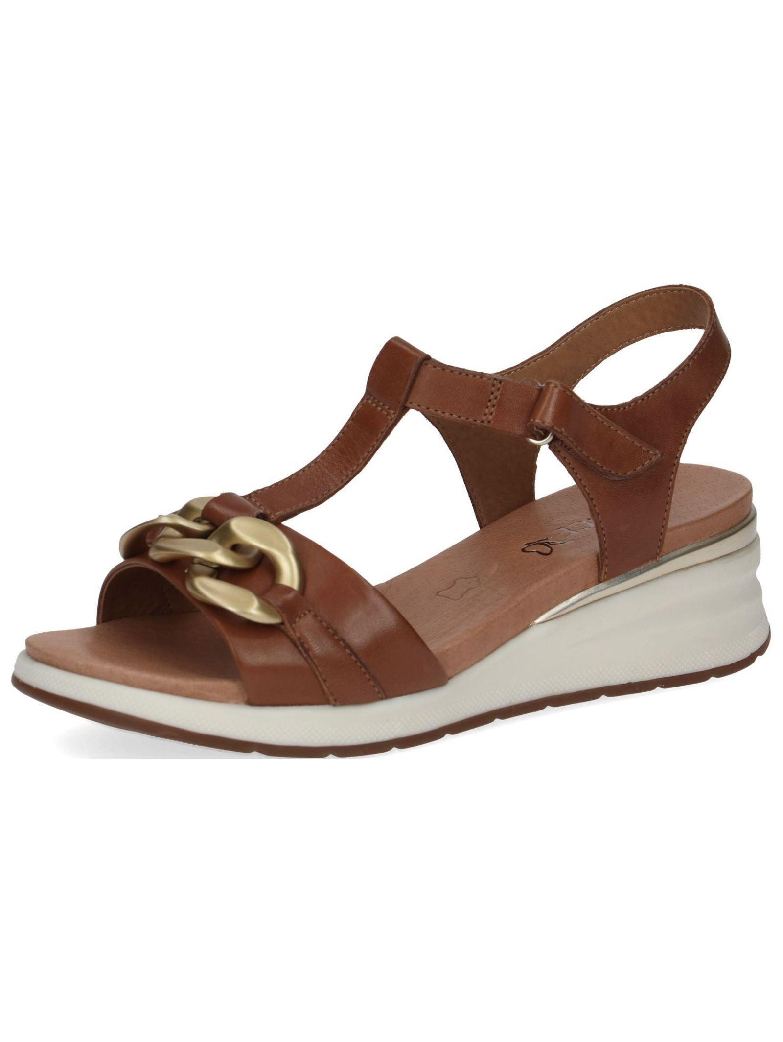 Image of Sandalen Damen Cognac 37