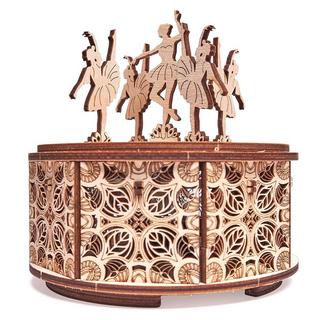 Wood Trick  Tanzende Ballerinas - Spieluhr - 3D Holzbausatz 