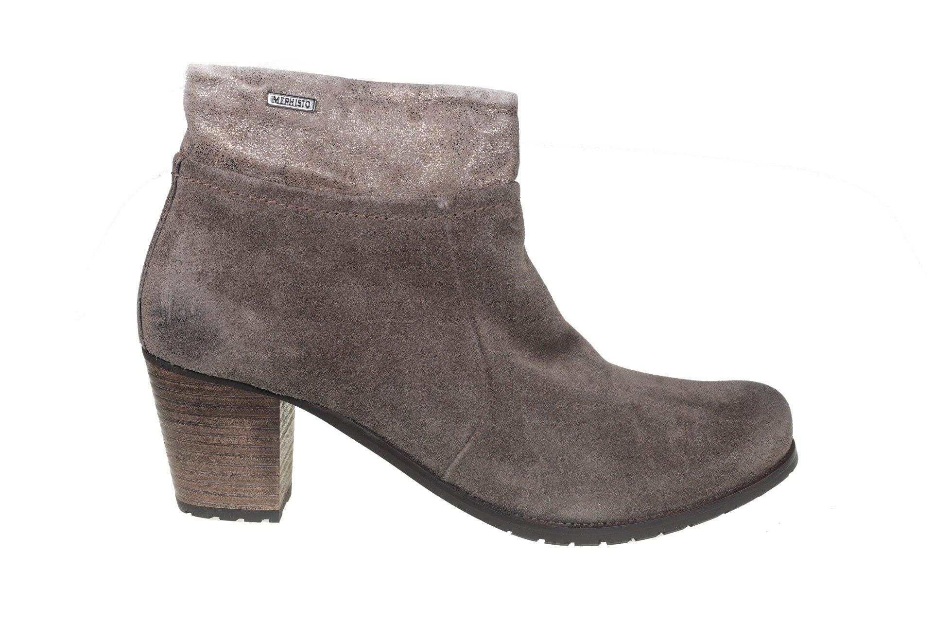Image of Damiane - Nubuk Stiefelette Unisex Grau 40.5