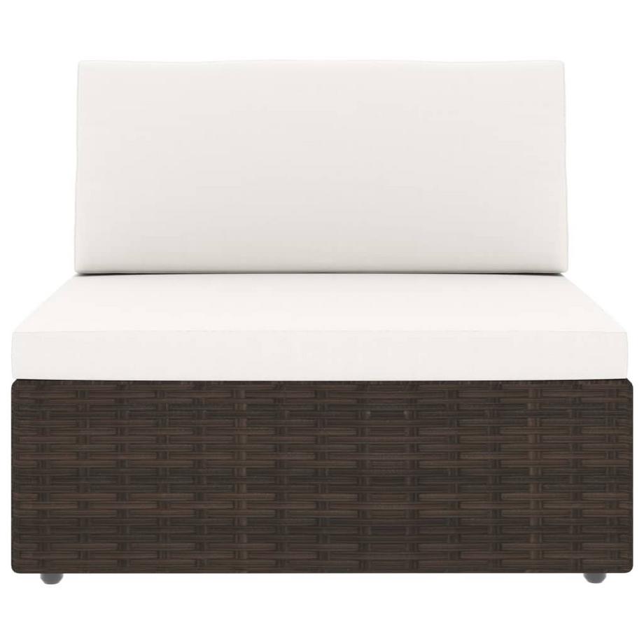 VidaXL Salon de jardin rotin synthétique  