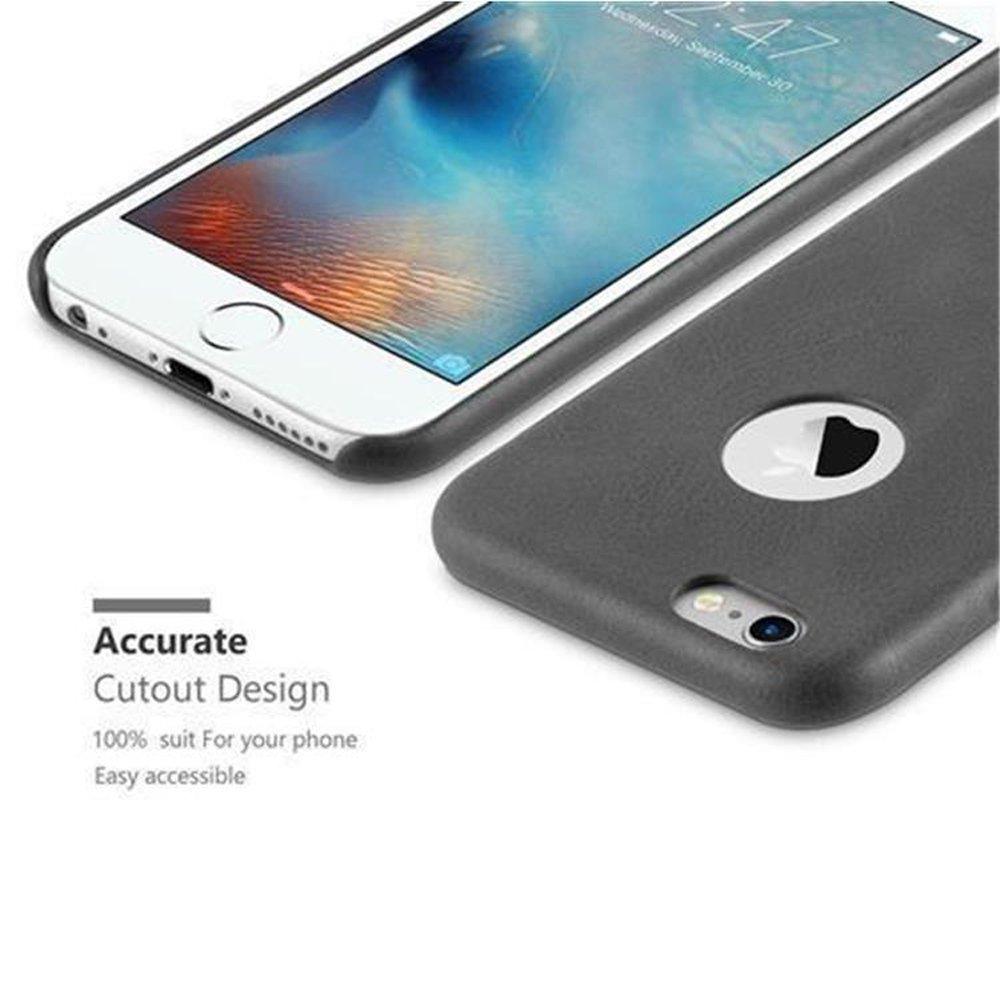 Cadorabo  Hülle für Apple iPhone 6  6S Hard Case aus Kunstleder 