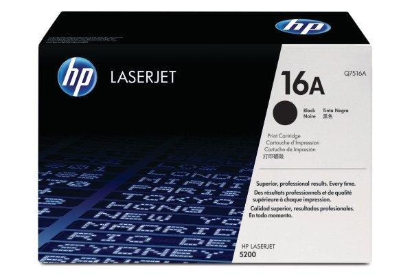 Image of HP Toner-Modul 16A schwarz Q7516A LaserJet 5200 12'000 Seiten