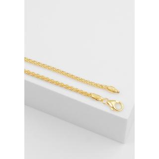 MUAU Schmuck  Bracelet Zopf Gelbgold 750, 2.1mm, 19cm 