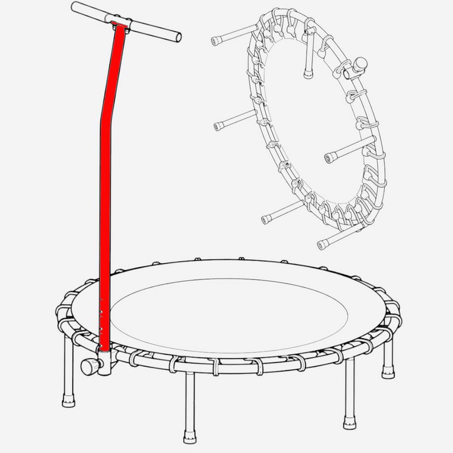 DOMYOS  Rahmen Ersatzteil fuer Trampoline Fitness 500 