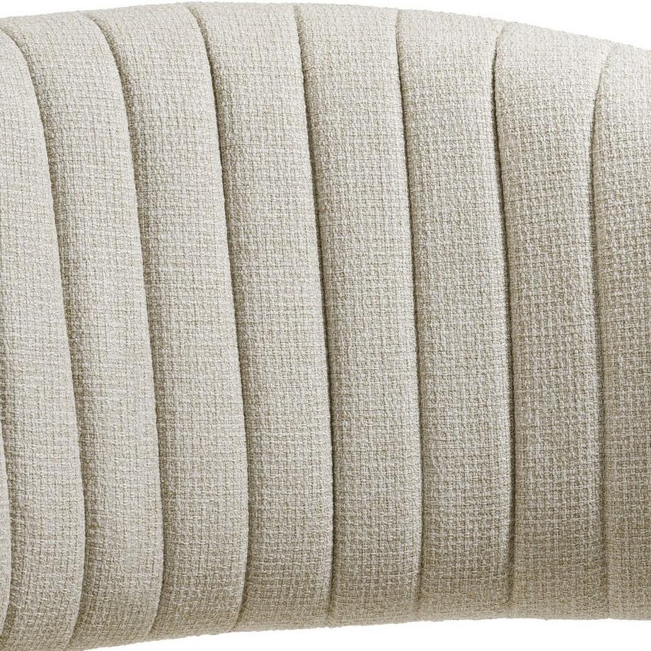 Tectake Fauteuil Bedano en tissu rembourré  