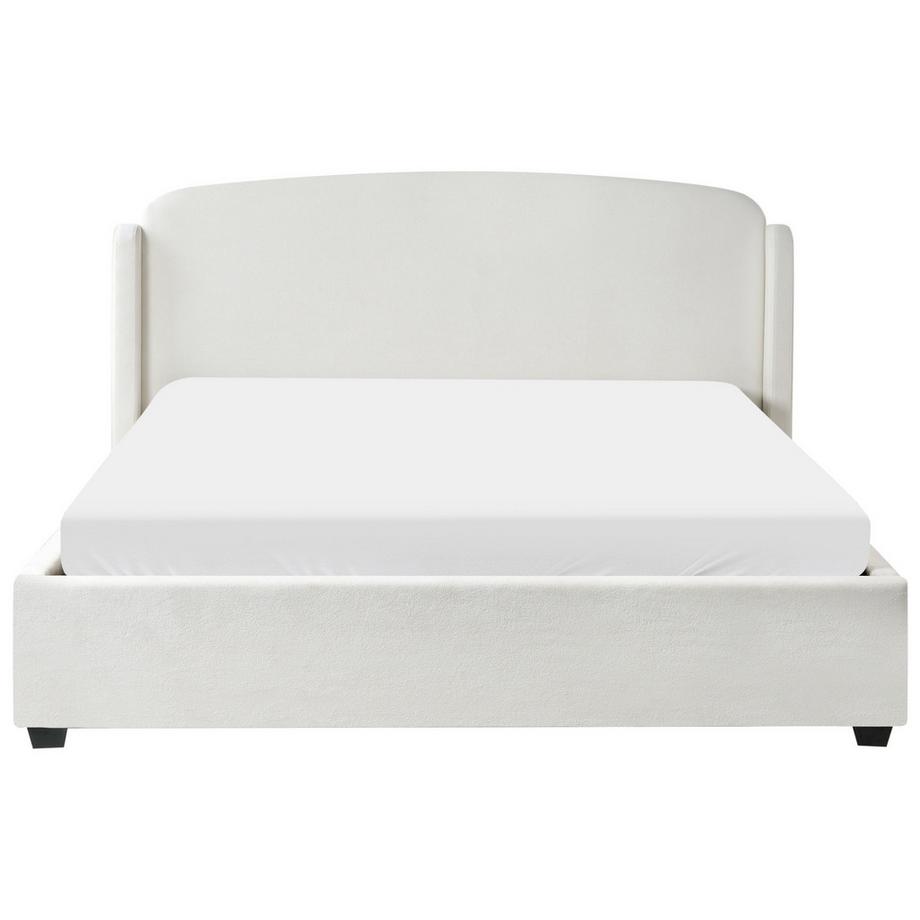 Beliani Lit ottoman en Tissu Moderne BERNAY  