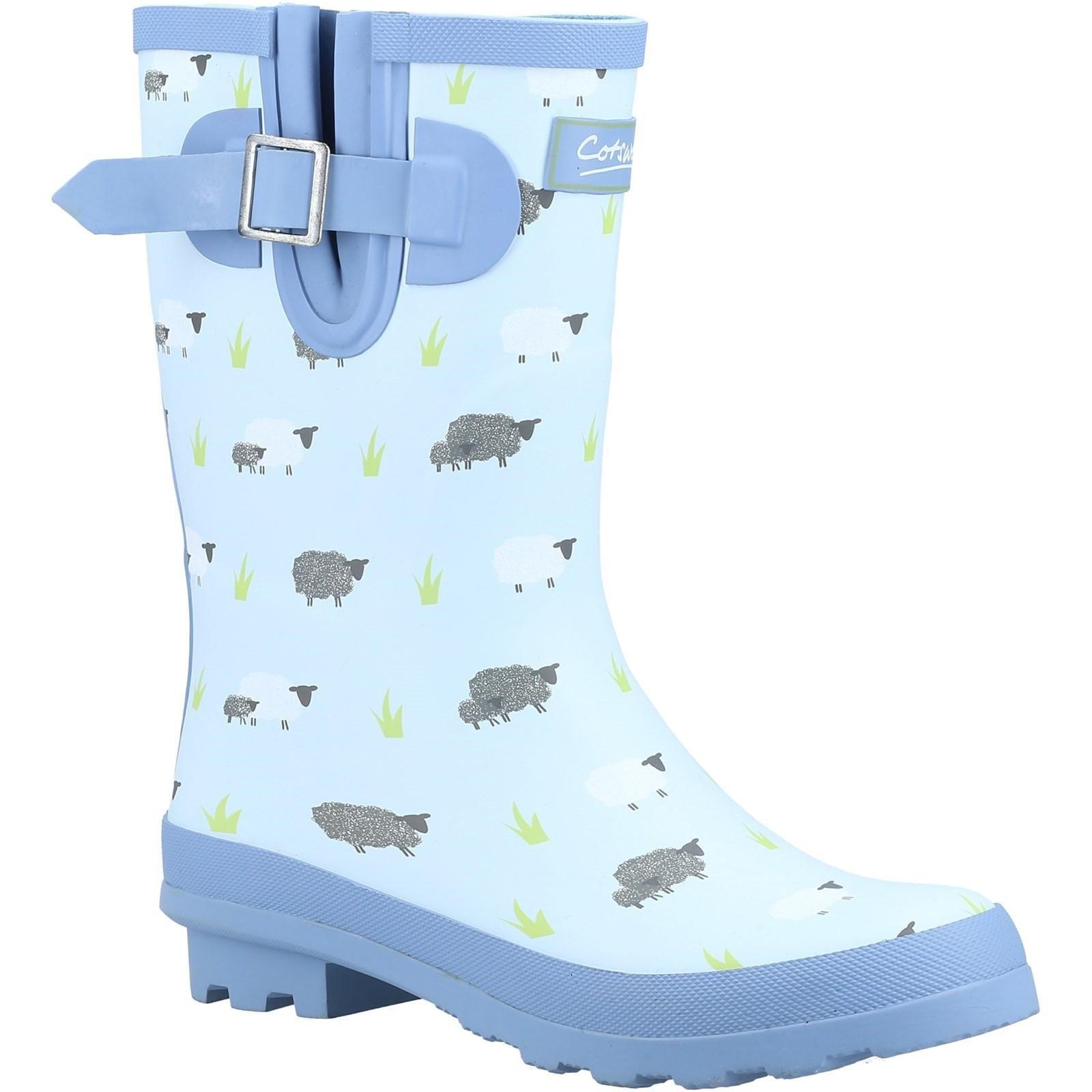 Image of Gummistiefel Farmyard, Schaf Damen Blau 39.5
