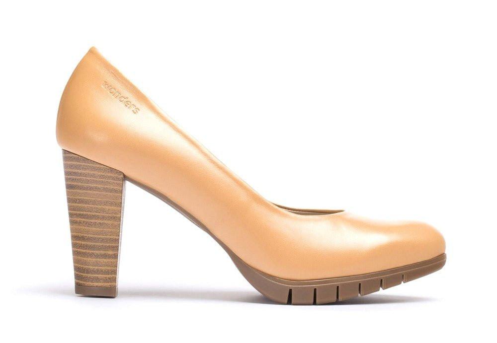Image of Macy - Leder Pump Damen Beige 35