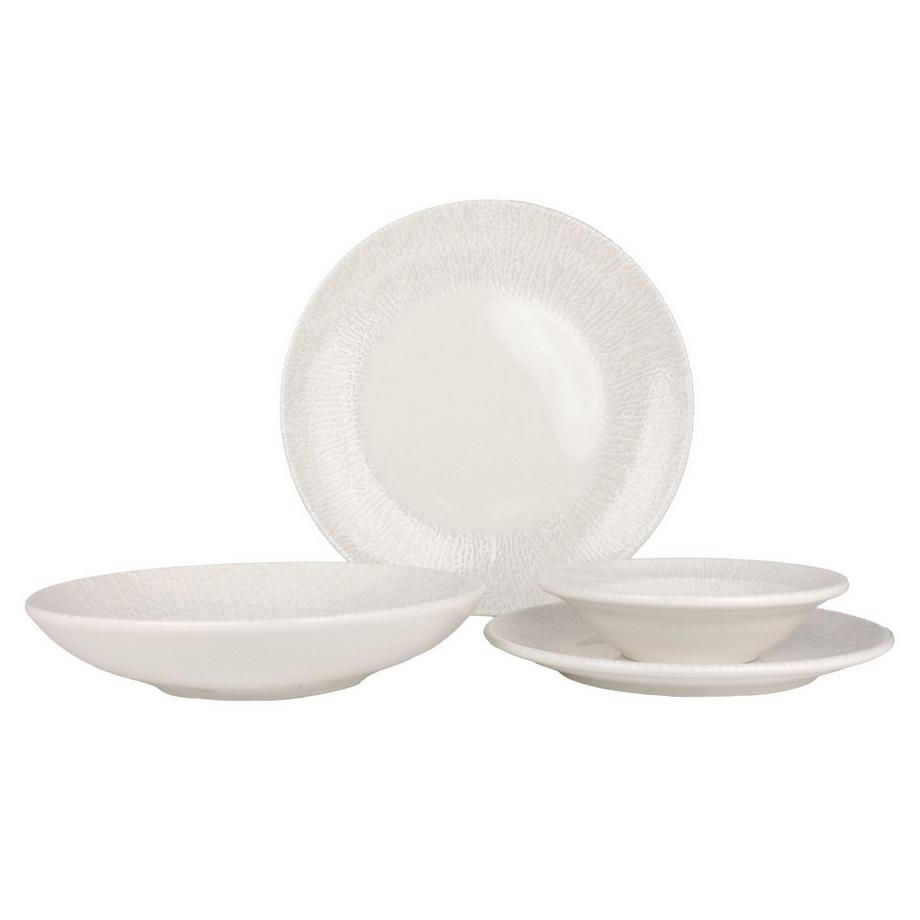 Bonna  Ensembles de vaisselle - Radix (Large)  - 24 pièces - 6 Personnes - Porcelaine 