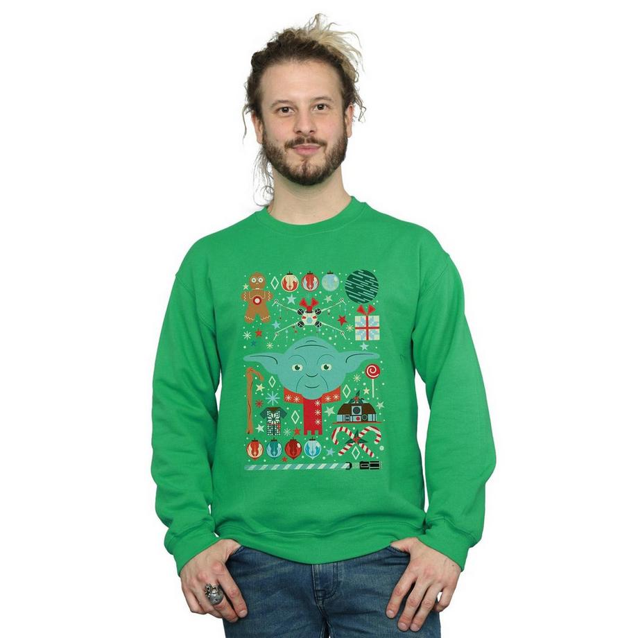 STAR WARS Star Wars The Mandalorian Grogu Weihnachts-Sweatshirt  