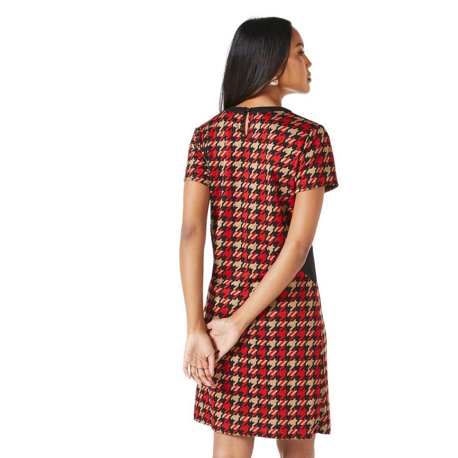 Principles Robe Droite Motif Pied-de-poule  