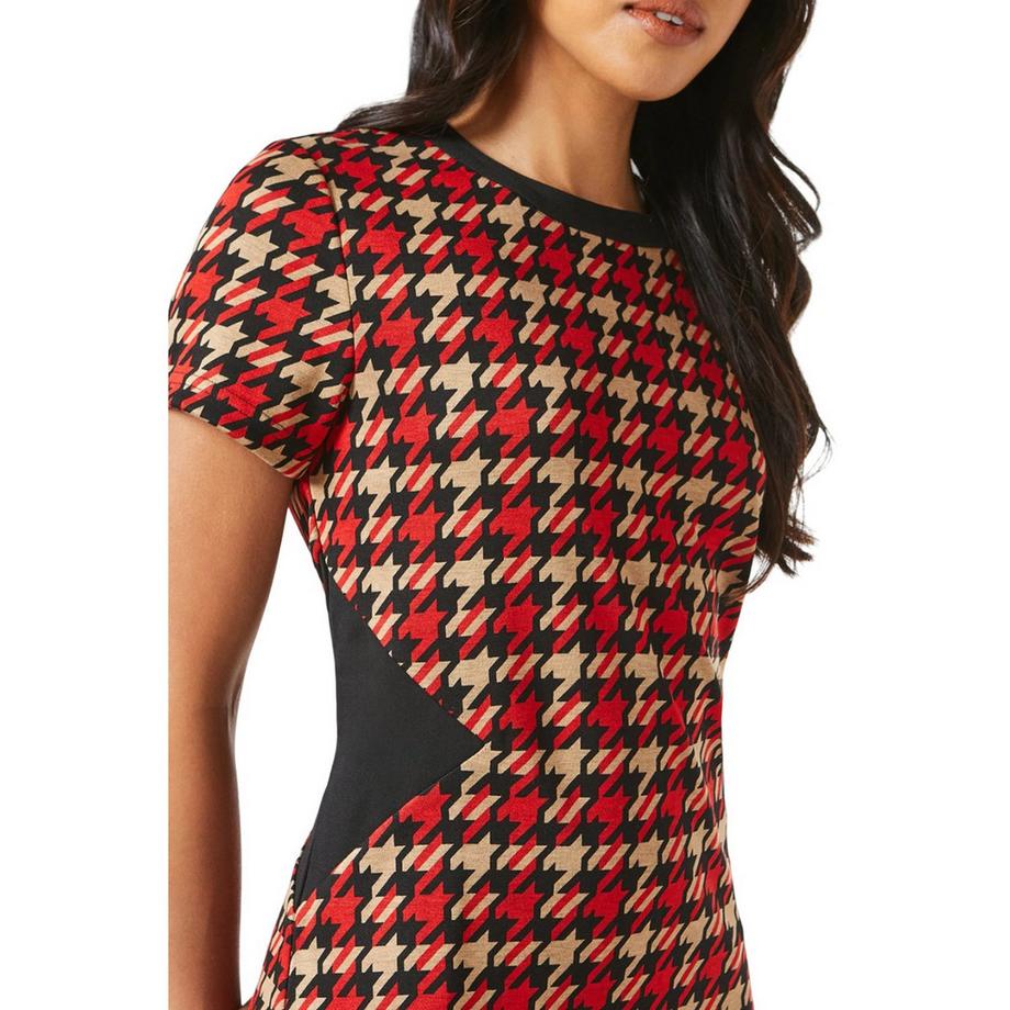 Principles Robe Droite Motif Pied-de-poule  