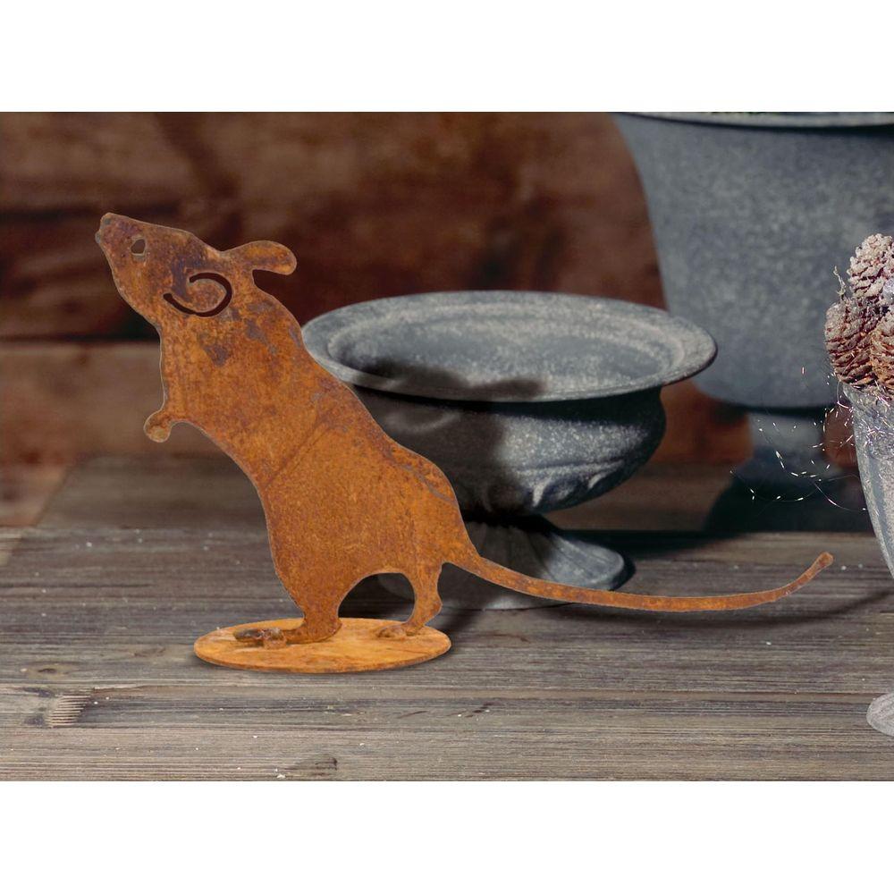 Ambiance Maus (Stehend, Braun, Orange, 12 cm)  