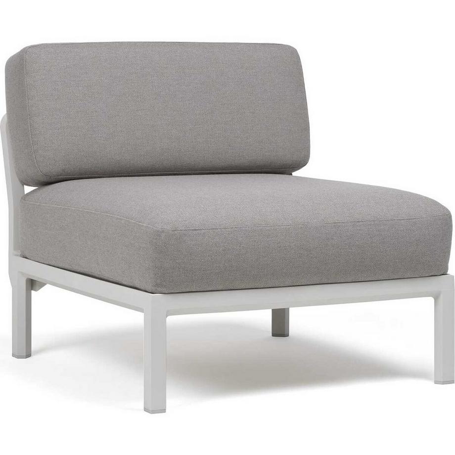 NARDI outdoor Gartenlounge-Mittelelement Maximo weissgrau  