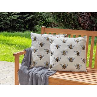 Beliani Gartenkissen 2er Set aus Polyester Modern CANNETO  