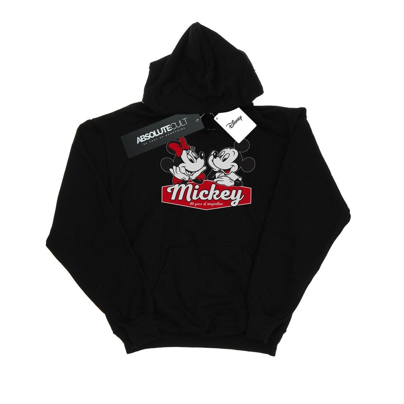 Image of Mickie And Minnie 90 Years Kapuzenpullover Jungen Schwarz 128