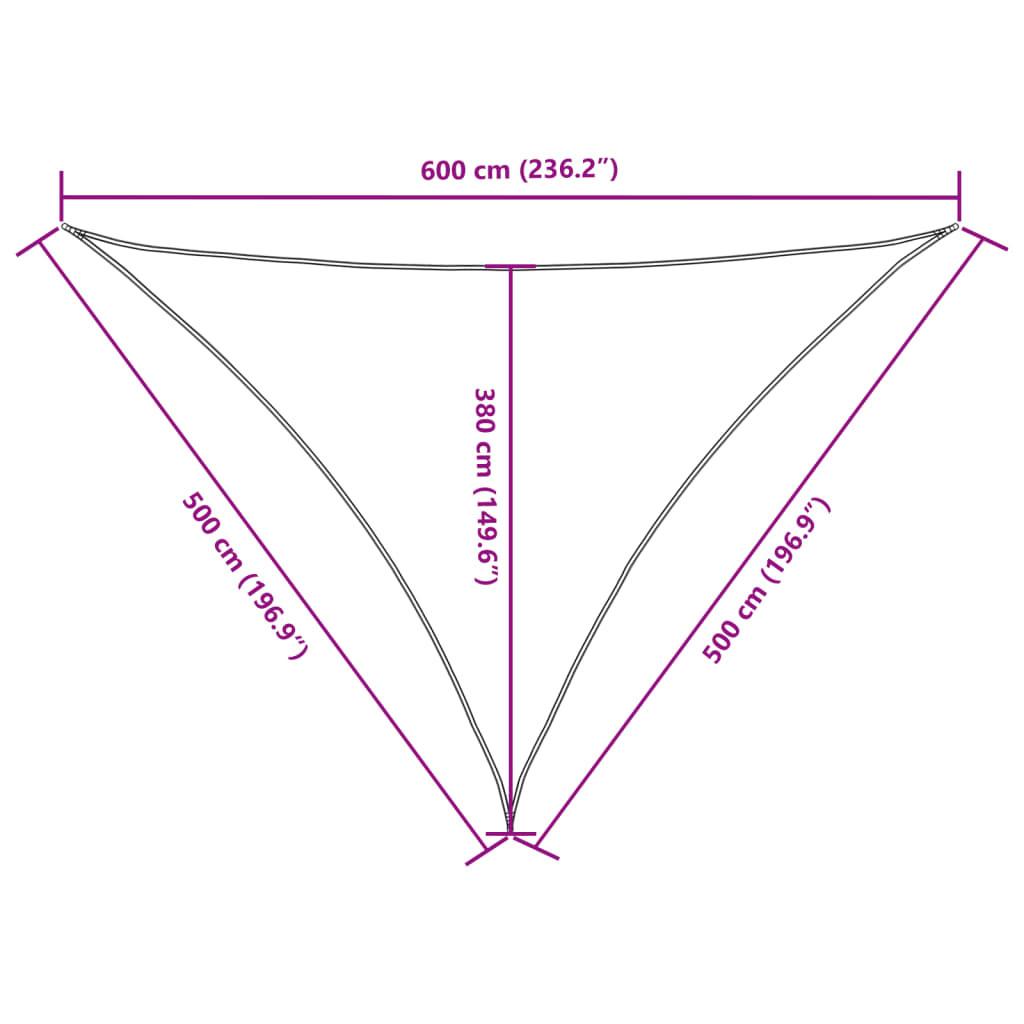 VidaXL Voile solaire  