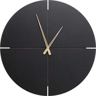 KARE Design Horloge murale Andrea noire ronde 60  