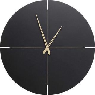 KARE Design Horloge murale Andrea noire ronde 60  
