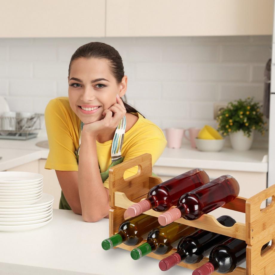 B2X Casier à vin 8 bouteilles  