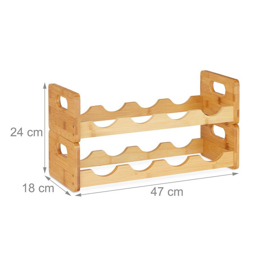 B2X Casier à vin 8 bouteilles  