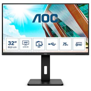 AOC  P2 U32P2 Computerbildschirm 80 cm (31.5 Zoll) 3840 x 2160 Pixel 4K Ultra HD LED Schwarz 